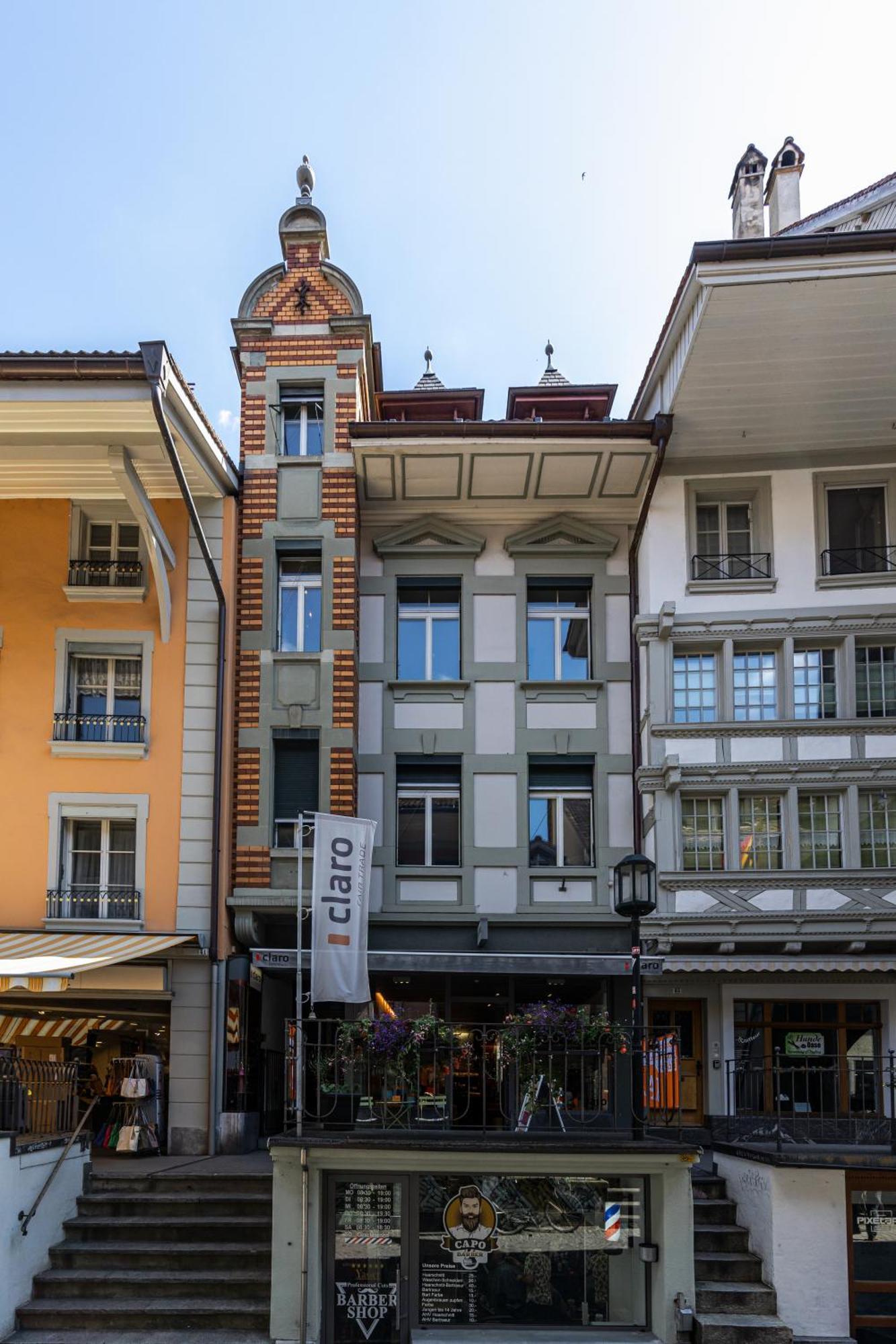 Historische Wohnung Im Herzen Der Thuner Altstadt Exterior foto
